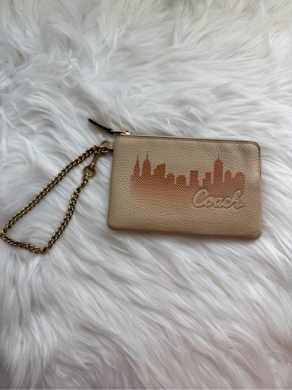 Coach X Jennifer Lopez corner zip wristlet